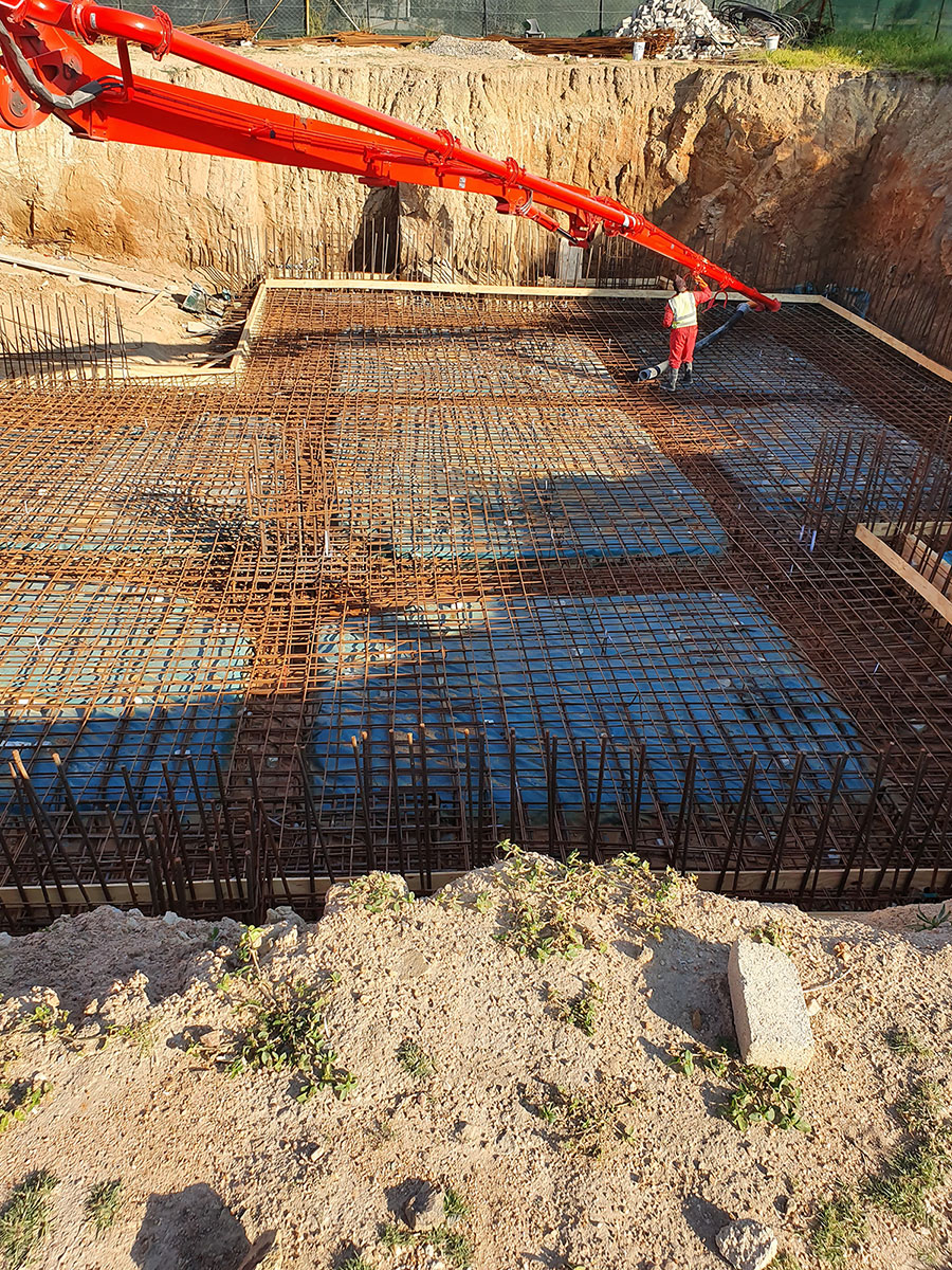 Steyn City Residence under construction, Johannesburg.